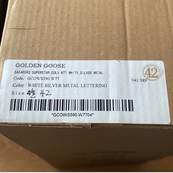 Golden Goose Super Star Glitter Sneakers, size EU 42, with box, worn once - Picture 8 of 9